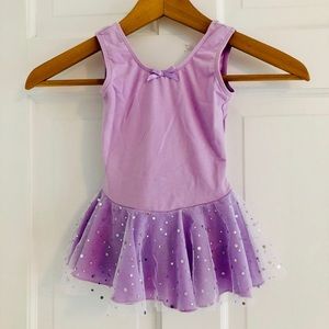 Lavender toddler dance leotard